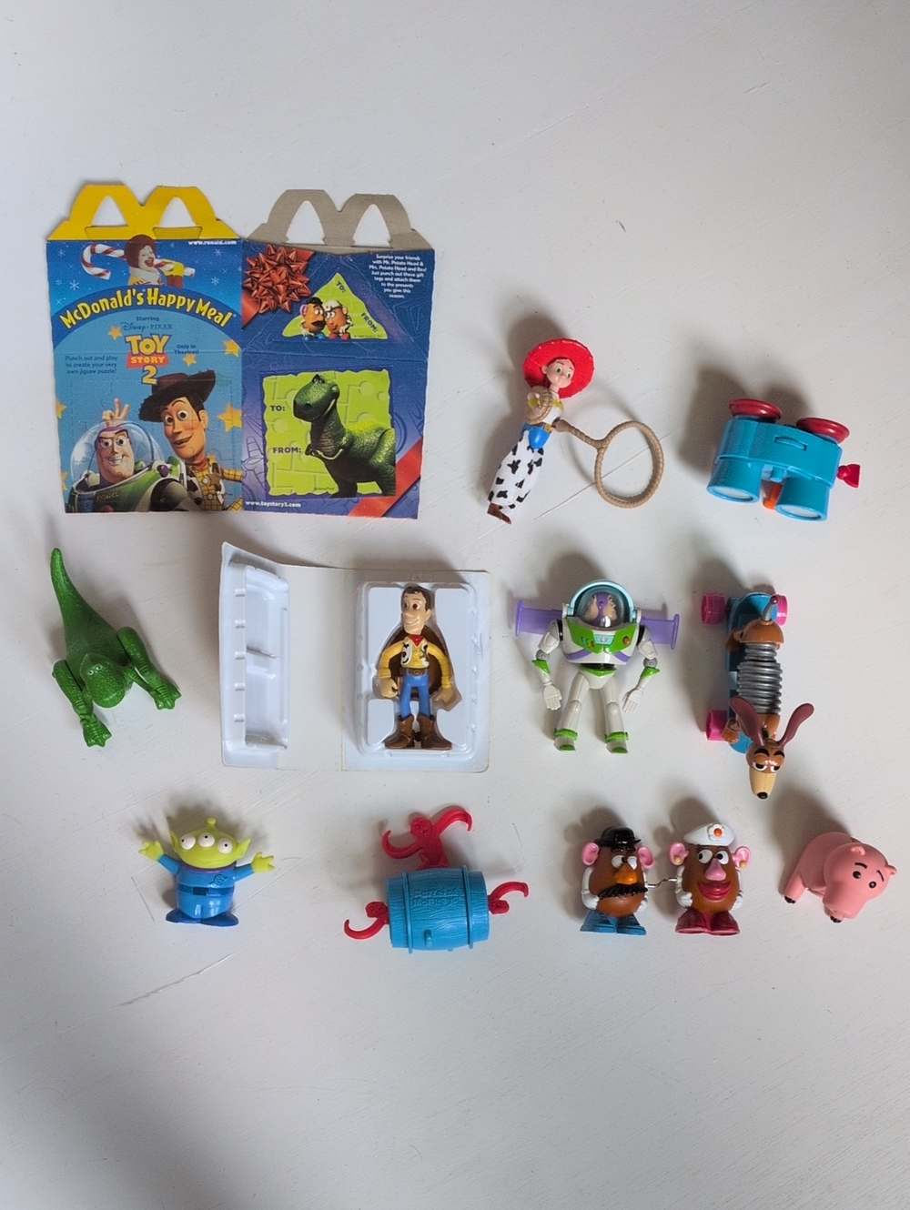 Vintage McDonald's Toy Story Happy Meal Toys Woody Buzz Alien Slinky Dog Rex